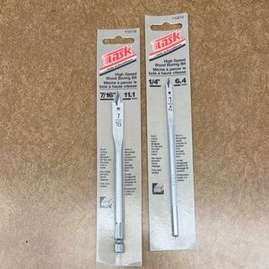 High Speed Wood Boring Bit - 7/16" & 1/4" (Silver)